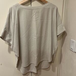 Eileen Fisher Raw Silk Top